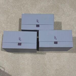 Bergdorf Goodman Purple Logo Gift Boxes - 3 Available  1 Box per purchase 1 Size